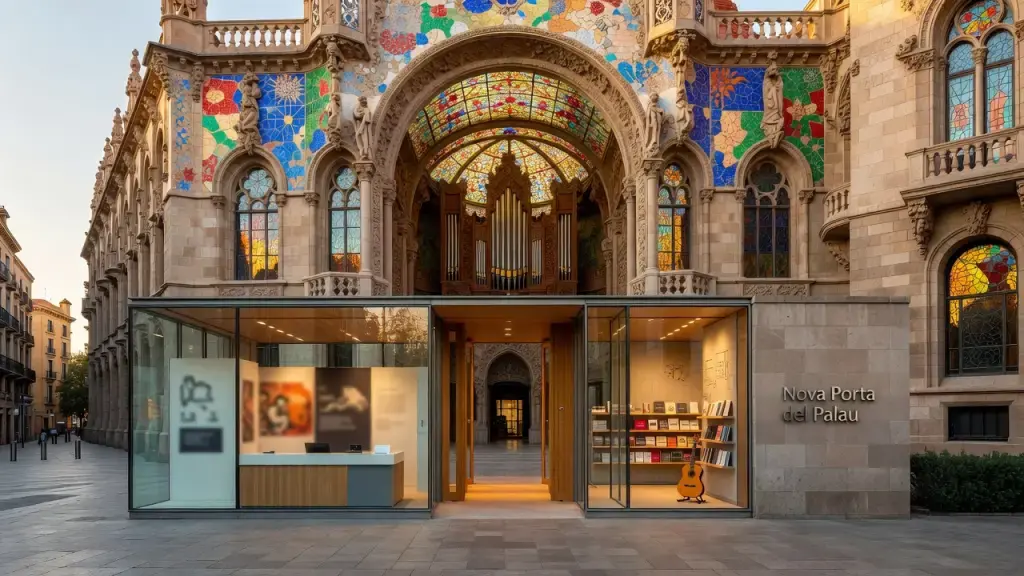 Palau de la Música Catalana Adds Via Laietana Entrance and Visitor Hub